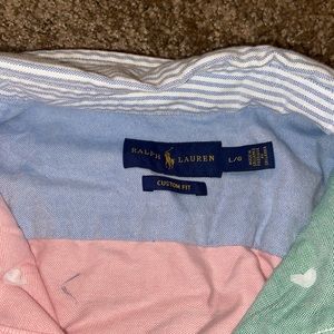 Block Colored Ralph Lauren Button Down Shirt